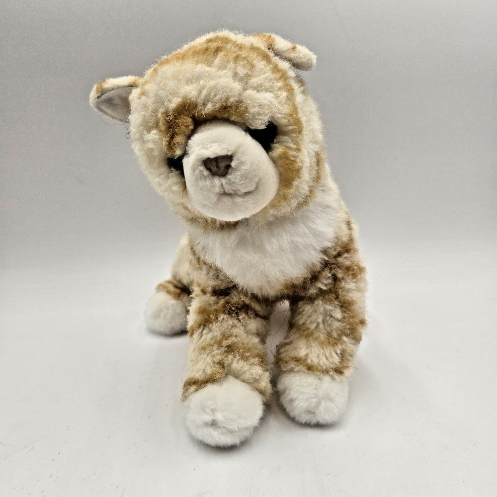 READ Douglas Cuddle Toy Adele Orange Tabby Cat Kitty Plush Stuffed Animal Stripe